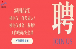 “纳”贤能先｜海南昌江机电仪准备工程师/工作负责人/工作成员/安全员